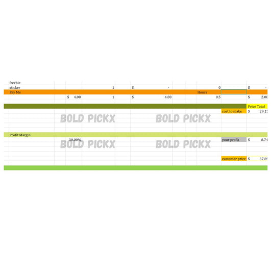 Product Pricing Calculator (Excel)