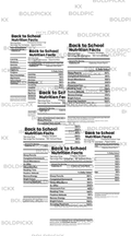 Nutrition Fact School Bundle