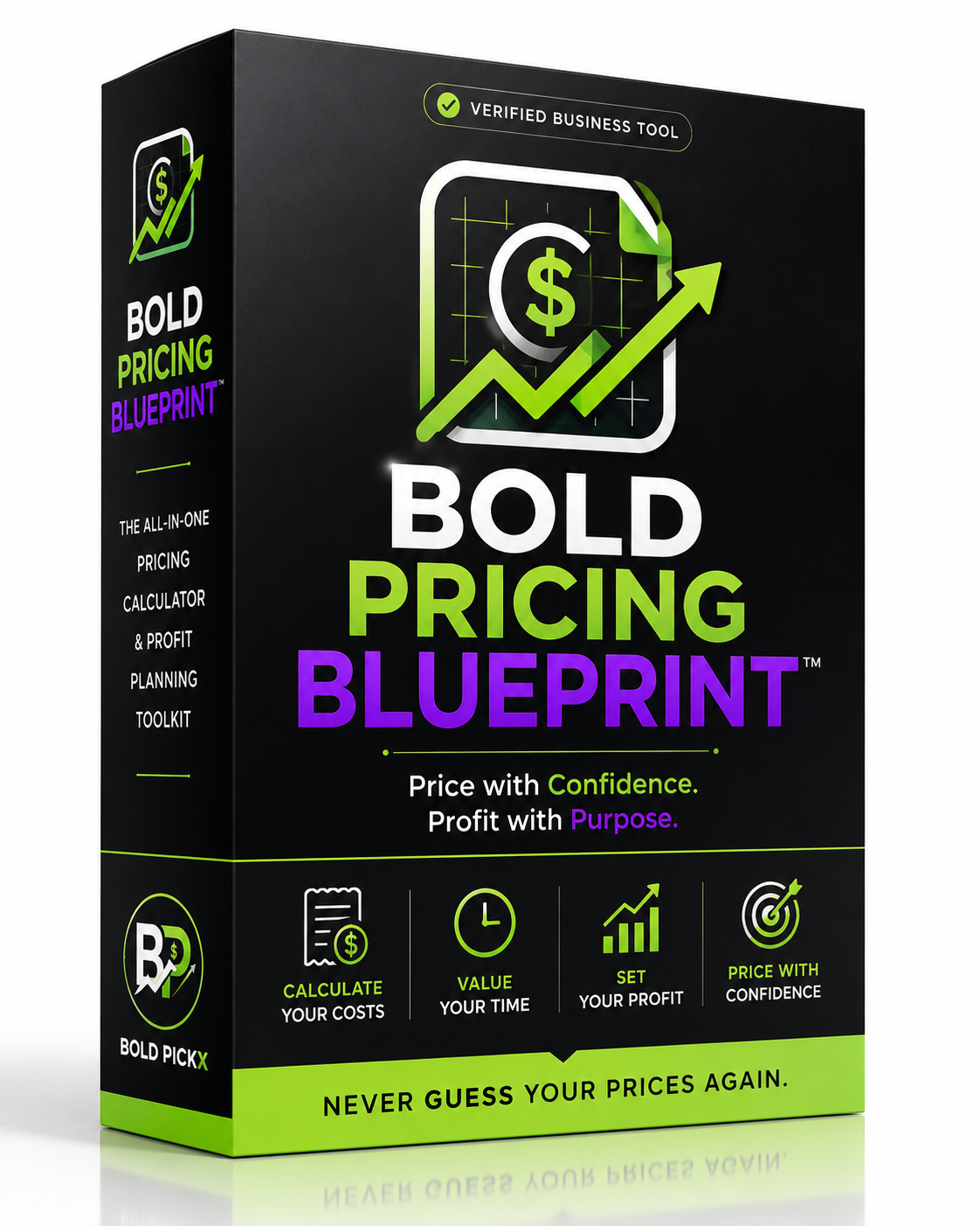 Bold Pricing Blueprint™ | Business Pricing Calculator & Profit Planning Toolkit (Excel)