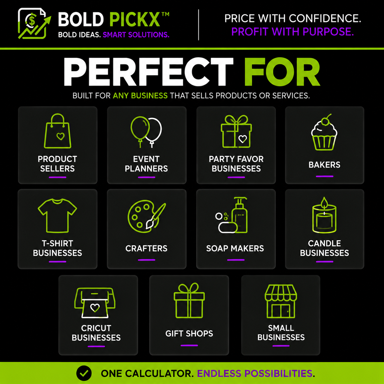 Bold Pricing Blueprint™ | Business Pricing Calculator & Profit Planning Toolkit (Excel)