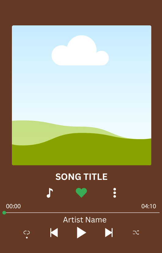Music Keychain Template