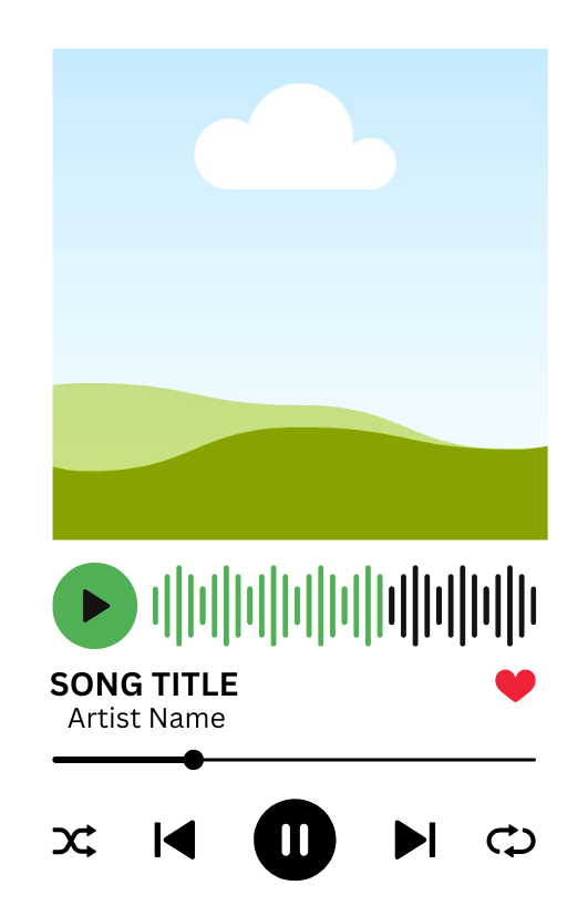 Music Keychain Template
