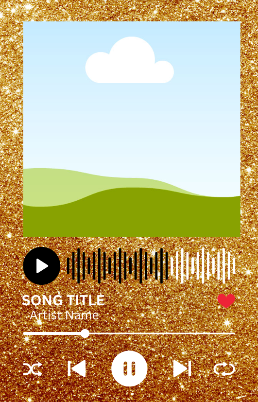 Music Keychain Template