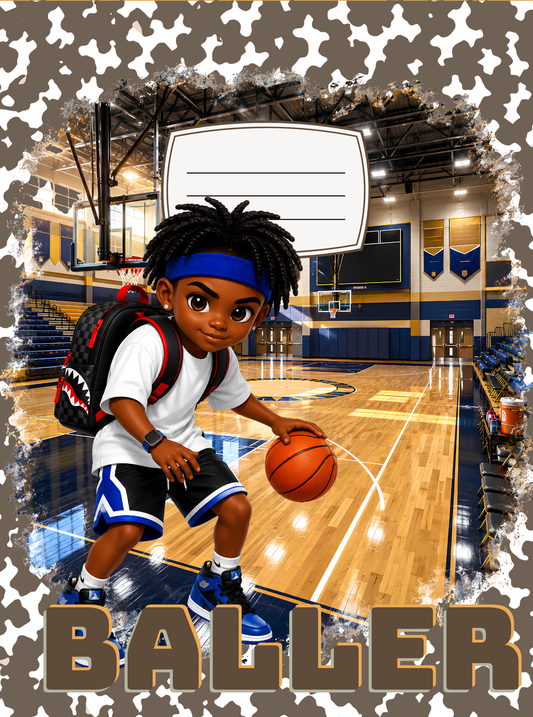 Baller Composition Notebook Cover