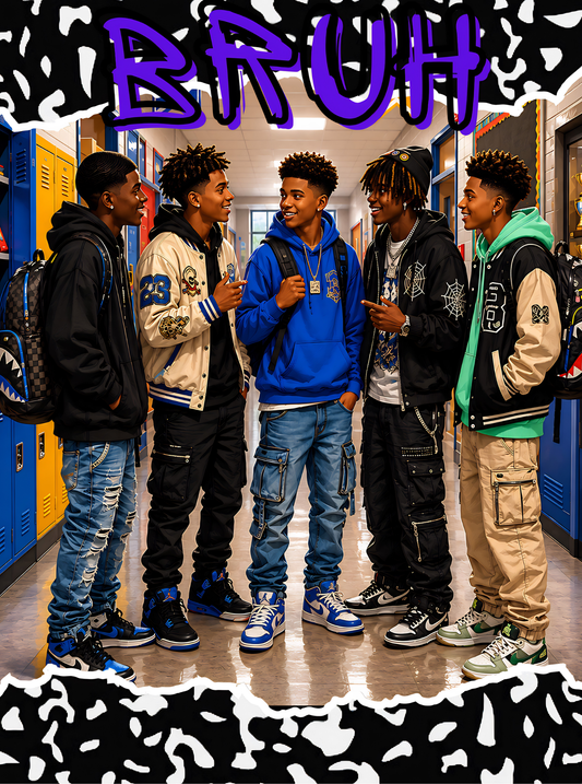 Bruh Composition Notebook Cover